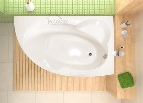 Baignoire angle carmen - baignoire,