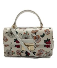 FURLA                    Venere Floral 2WAY Handbag white WE00614