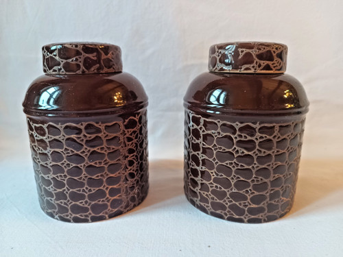 Paire pot couvert - de, vintage