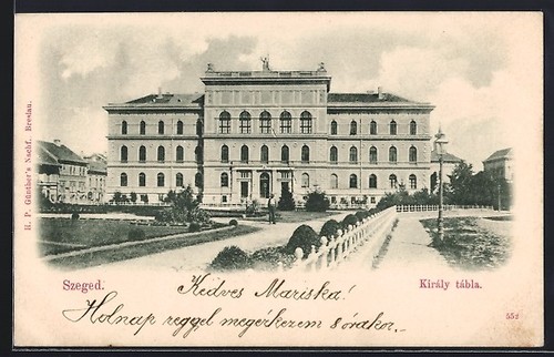 Szeged kiraly tabla - tabla,, carte