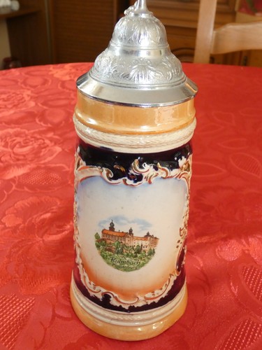 Ancienne chope bière - bière, grès