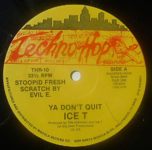 Ice don quit vinyle - ya,