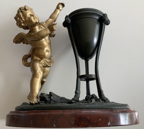 Ancien regule statue angelot - ancien,