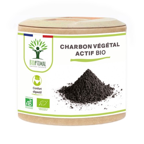Charbon végétal actif bio - végétal,