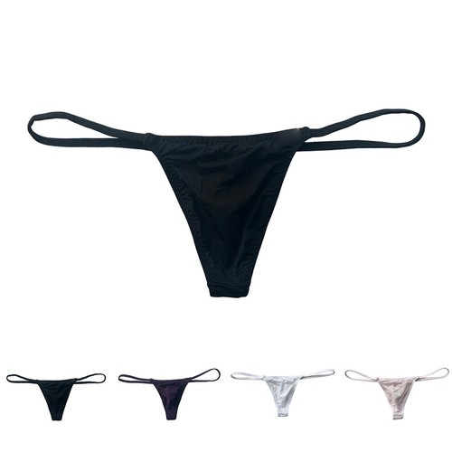 String homme soie glacée sous