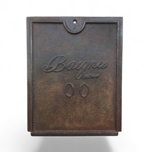Ancienne plaque fonte - ancienne,