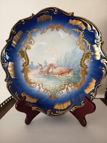 Assiette porcelaine 19ème - porcelaine,