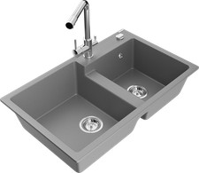 Évier double Mexen Tomas avec