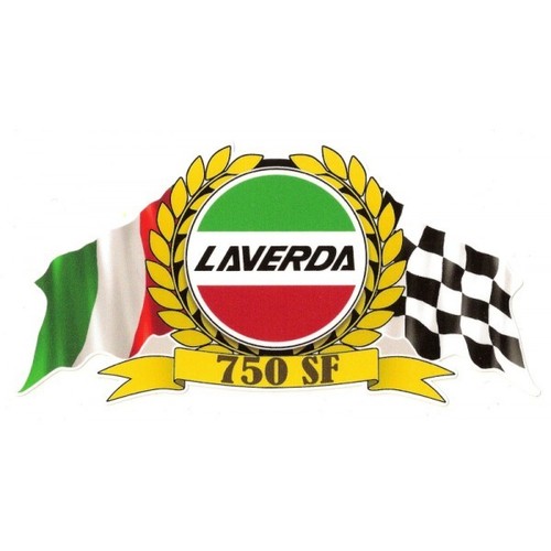 Laverda 750 flags - sf, sticker