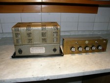 Amp and Pre. JEALOUS G 234 HF and G 233 HF Rare Working Valves Vintage Mono 