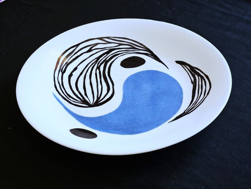 Grand plat art deco - grand,