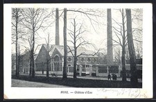 Old postcard Mons, Château d ́Eau 