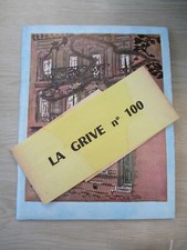 Revue La Grive 100 Couv. coul