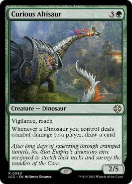 Magic mtg curious altisaur - mtg,