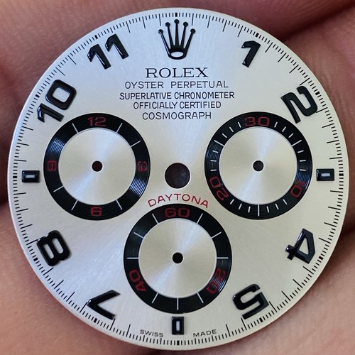 Rolex silver racing dial for - silver,