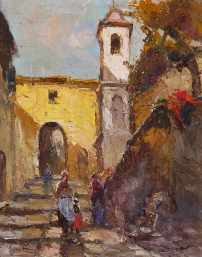 Huile sur toile xxe - toile,