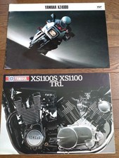Rare Lot Brochure Yamaha XS1100S XS1100 TR1 XZ400D V-Twin Motorcycle Catalog