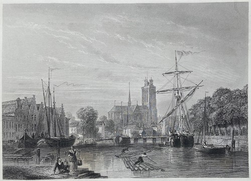 Pays bas dordrecht - gravure, de