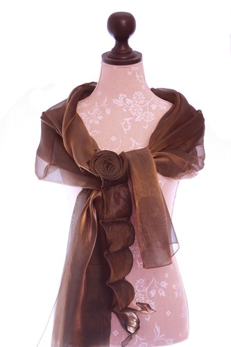 Etole mariage soirée - etole, organza