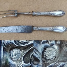 Ancien service à découper