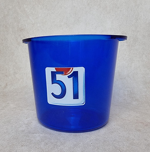 Seau glaçon ricard bleu - glaçon,