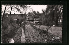 Old postcard Arrou, Le Moulin du Pont de Pierres, Vallee de l'Yerre 1953 