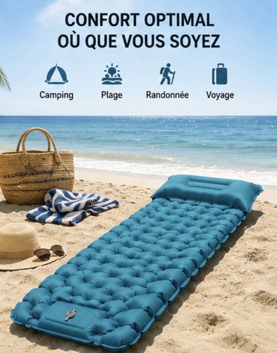 Matelas camping autogonflant - matelas,
