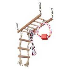 Trixie Pont Suspendu Avec Échelle En Corde Pour Souris Et Hamsters 29x25x9 Cm