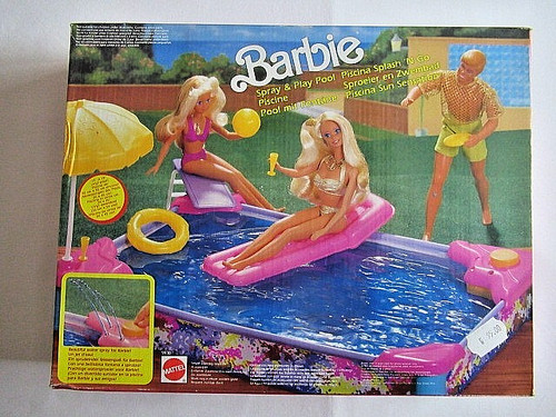 Barbie 9430 piscine avec - piscine,