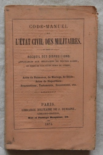 Code manuel etat civil - de,