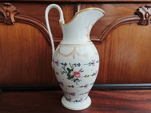Aiguière porcelaine vieux - aiguière, porcelaine,