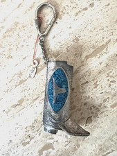 porte clé botte porte briquet taureau  western country poinçon  Alpaca Mexico