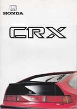 Catalogue Brochure Honda CRX