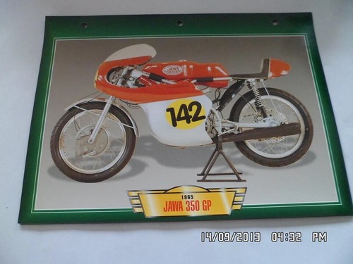 Carte fiche moto - moto, jawa