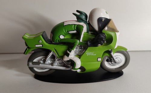 Figurine moto résine joe - figurine, en