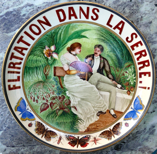 Plat céramique faïence style - plat,