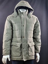 Armand Thiery Sportswear Gents Padded Hooded Coat Green (S) Small Polyester Mix