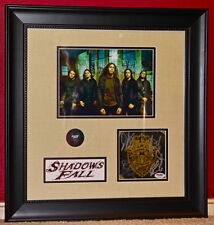 SHADOWS FALL signed autographed framed CD photo PSA DNA COA guitar pick METAL