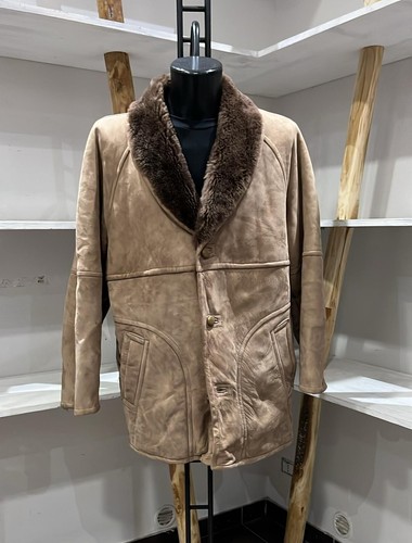 Manteau peau lainée - manteau,
