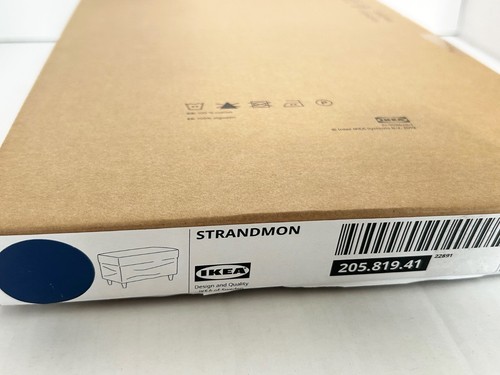 Ikea strandmon ottoman cover - ottoman,