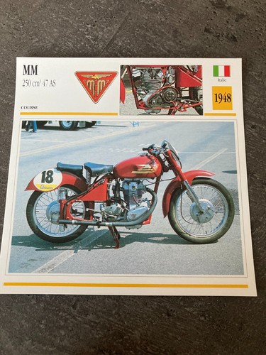 Carte fiche moto collection - carte,