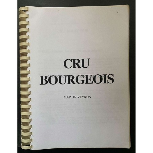 Cru bourgeois scénario - cru,