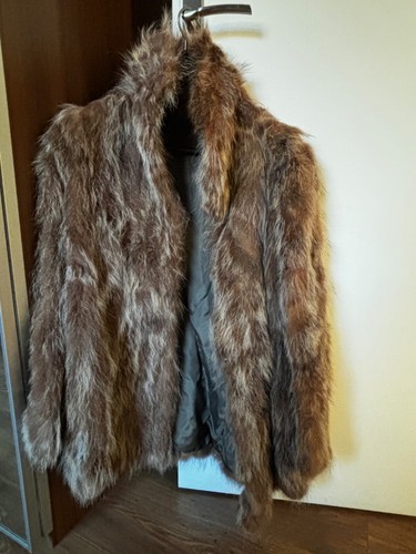 Manteau fourrure véritable - manteau,
