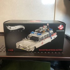 1100 Hot Wheels Elite 1/43 Ghostbusters ECTO 1 Miniature Model Completed