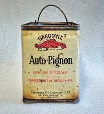 RARE Pot de graisse MOBILOIL