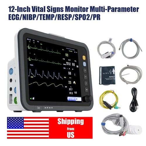 Inch patient vital signs - 12-inch,