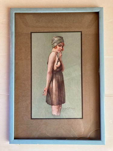 Antique litho engraving - antique,