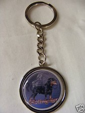 Porte-clés en métal - chien