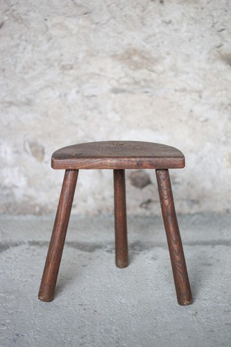 Tabouret traite tripode - tabouret, de
