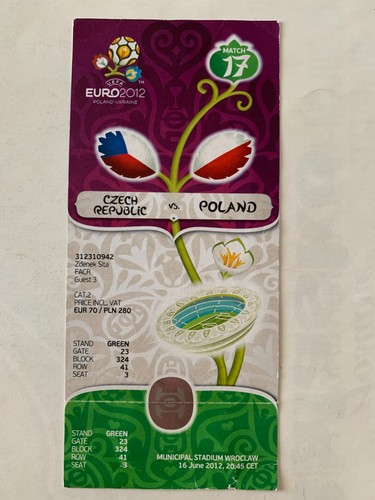 Ticket uefa euro - 2012, poland